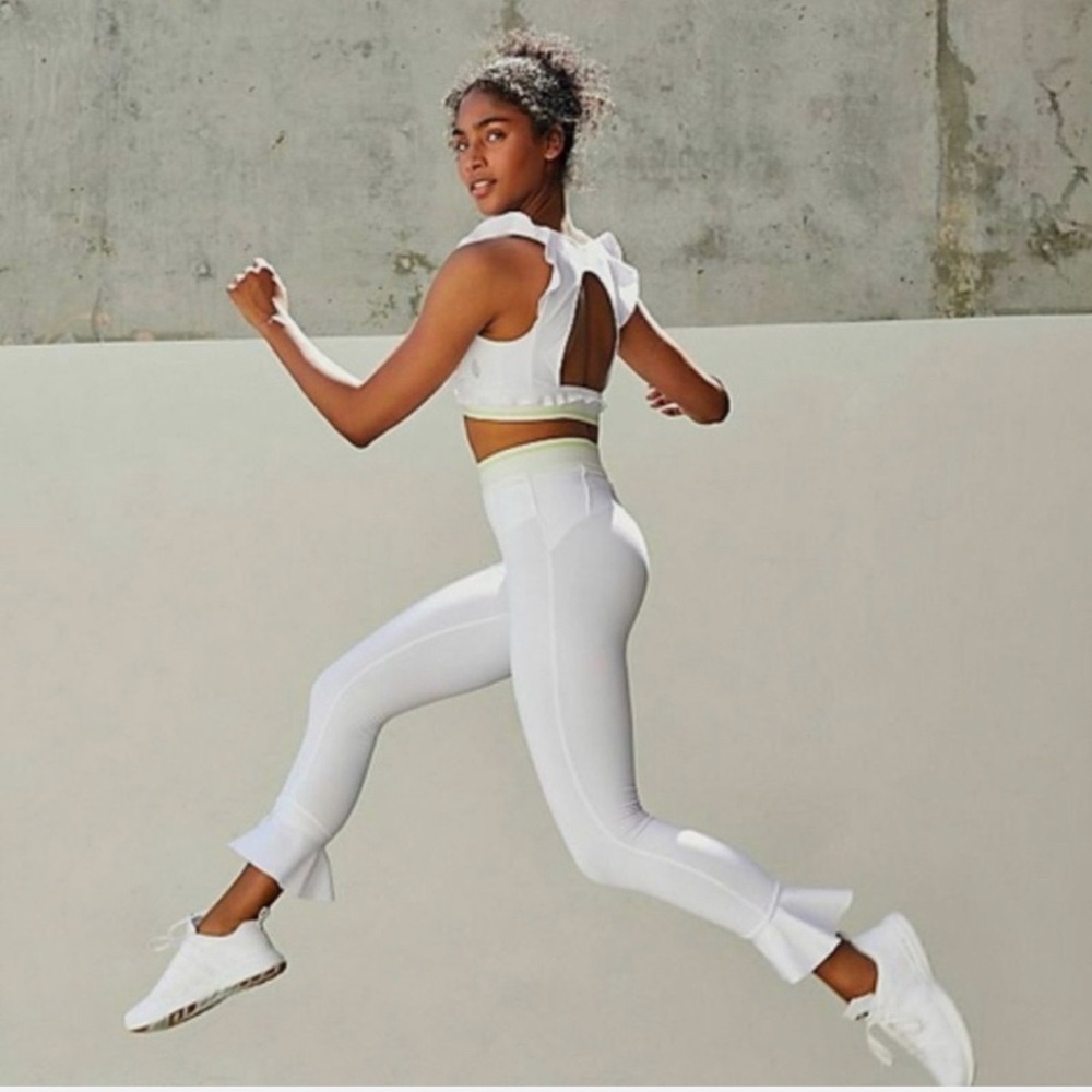 FP Movement by Free People Flutter Ruffled Sanctuary Leggings - Picture 2 of 8